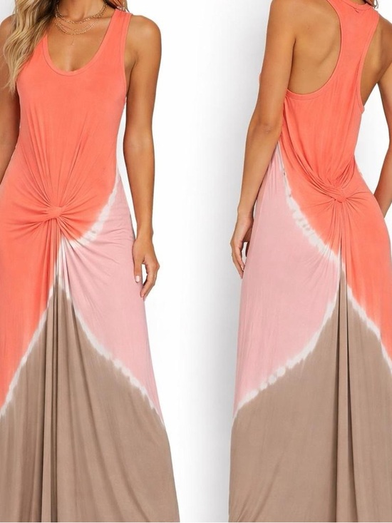 Young Fabulous & Broke Dresses & Skirts - Young Fabulous & Broke Tie-Dye Ombre Maxi Dress